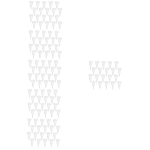 EXCEART 120 Stk Hochzeits papier Blumen röhre komfetti konfettikanon hochzeitsideen blumenrankgitter Papierdekoration Blumenhalter Blütenblatt Lavendel Strauß Blumenpapier Weiß von EXCEART