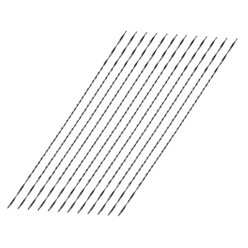 EXCEART 12Stücke Mini U Förmige Handsäge Klingen Für DIY Projekte Spiralklingen Zubehör Für Präzises Hochwertige Stahlklingen Für Modellbau von EXCEART