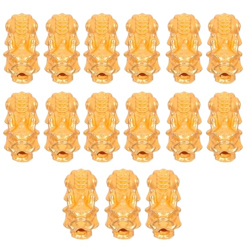 EXCEART 15 Stück Feng Shui Pixiu-Abstandsperlen, lose Abstandsperlen, Glücksbringer für Armbänder, DIY, Basteln, Schmuckherstellung, Zubehör, golden EXCEART 15 Stück Feng Shui Pixiu-Abstandsperlen, lose Abstandsperlen, Glücksbringer für Armbänder, DIY, Basteln, Schmuckherstellung, Zubehör, golden von EXCEART