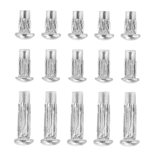 EXCEART 1500 Stück Teiliges Knurled Solid Rivets Halbrunde Kopf Nieten aus Robustem Vielseitig für Beschilderungen Einfache Montage Inklusive EXCEART 1500 Stück Teiliges Knurled Solid Rivets Halbrunde Kopf Nieten aus Robustem Vielseitig für Beschilderungen Einfache Montage Inklusive von EXCEART