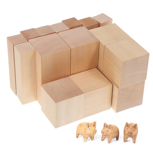 EXCEART 15Stücke Holzbastelblöcke Rechteckige Holzklötze und Material für DIY Projekte Schnitzen und Bastelideen Unbehandelt EXCEART 15Stücke Holzbastelblöcke Rechteckige Holzklötze und Material für DIY Projekte Schnitzen und Bastelideen Unbehandelt von EXCEART