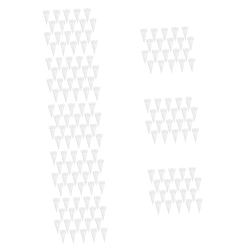 EXCEART 160 Stk Hochzeits papier Blumen röhre komfetti konfettikanon papierblüten Konfettistreuer blumenpapier blumenkorb Süssigkeit Strauß kleine Blütenblätter Geschenkpapier Brunnen Weiß von EXCEART