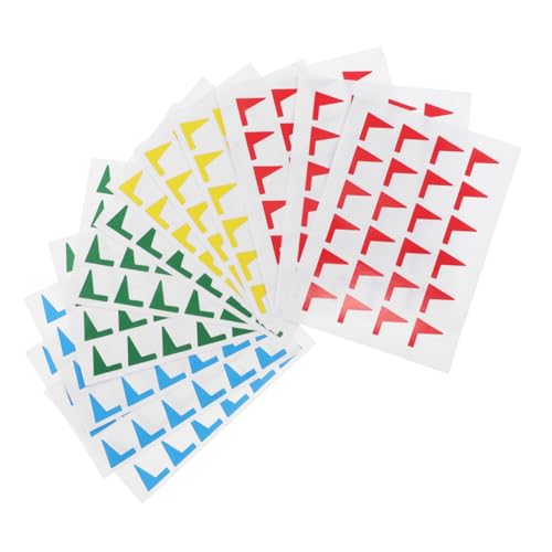 EXCEART 1Packung Kleine Flaggen Aufkleber für Karten Haftnotizen für Selbstklebende Seitenmarkierungen für Interaktives Lernen Markieren von Orten und Planen von Reisen von EXCEART