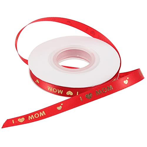 EXCEART 1Rolle Muttertags Geschenkband mit Herzmuster Breites Dekorationsband für DIY Projekte Geschenkverpackung Partyaccessoires und Blumensträuße EXCEART 1Rolle Muttertags Geschenkband mit Herzmuster Breites Dekorationsband für DIY Projekte Geschenkverpackung Partyaccessoires und Blumensträuße von EXCEART