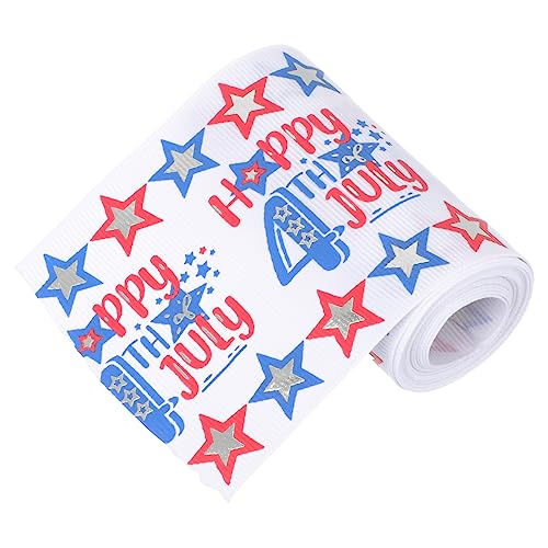 EXCEART 1Rolle Patriotisches Band mit Amerikanischem Unabhängigkeitstag Muster Yards Dekoratives DIY Ribbon für Geschenkkarton Party Dekoration und Kunsthandwerk EXCEART 1Rolle Patriotisches Band mit Amerikanischem Unabhängigkeitstag Muster Yards Dekoratives DIY Ribbon für Geschenkkarton Party Dekoration und Kunsthandwerk von EXCEART
