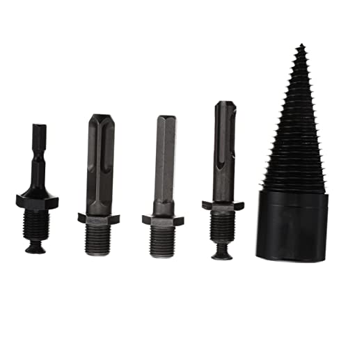EXCEART 1Satz Teiliges Holzbohrer Kegelbohrer für Stabiler Holzsplitter mit Skid Groove Design für Hickory und Walnuss für Camping von EXCEART