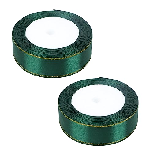 EXCEART 2 Rolle 22 Geschenkverpackungsband seidenband ribbon dekorieren Schleifenband bandalette Einladung heiraten Chiffon goldenes Satinband DIY-Bänder Geschenkstreifen Green EXCEART 2 Rolle 22 Geschenkverpackungsband seidenband ribbon dekorieren Schleifenband bandalette Einladung heiraten Chiffon goldenes Satinband DIY-Bänder Geschenkstreifen Green von EXCEART
