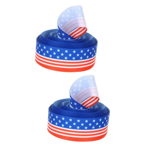 EXCEART 2 Rollen Band zum Unabhängigkeitstag geschenkverpackung geschenkband treppen geländer stuhle Dekoration Festivalband Unabhängigkeitstag-Druckband für Kränze Musterbänder Polyester EXCEART 2 Rollen Band zum Unabhängigkeitstag geschenkverpackung geschenkband treppen geländer stuhle Dekoration Festivalband Unabhängigkeitstag-Druckband für Kränze Musterbänder Polyester von EXCEART