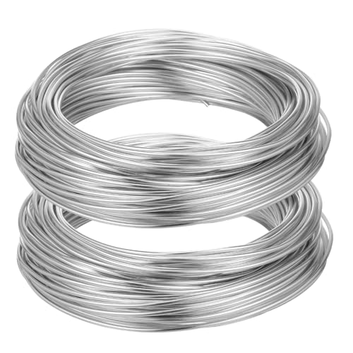 EXCEART 2 Rollen Biegsamer Aluminiumdraht Silber für DIY Bastelprojekte Schmuckherstellung Bonsai Draht Floristik Skulpturen und Wohnkultur Vielseitig Verwendbar EXCEART 2 Rollen Biegsamer Aluminiumdraht Silber für DIY Bastelprojekte Schmuckherstellung Bonsai Draht Floristik Skulpturen und Wohnkultur Vielseitig Verwendbar von EXCEART
