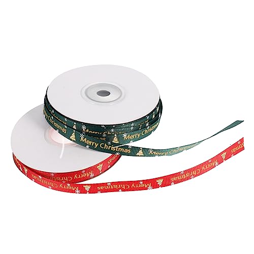 EXCEART 2 Rollen Weihnachtsband Draht pro Rolle Rot und Grün für Geschenkverpackungen Bastelarbeiten und Weihnachtsdekorationen EXCEART 2 Rollen Weihnachtsband Draht pro Rolle Rot und Grün für Geschenkverpackungen Bastelarbeiten und Weihnachtsdekorationen von EXCEART
