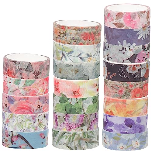 EXCEART 2 Sätze Blumendekorationsband Flowers Decoration Diy Dekoration Washi Tape Spender Klebeband Dekorativ Blumenband Dekorative Aufkleber Japanisches Papier 20 Rollen * 2 EXCEART 2 Sätze Blumendekorationsband Flowers Decoration Diy Dekoration Washi Tape Spender Klebeband Dekorativ Blumenband Dekorative Aufkleber Japanisches Papier 20 Rollen * 2 von EXCEART