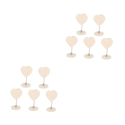 EXCEART 2 Sätze Geschäftskartenhalter Bürodekorationen Visitenkarten Halterung Fotohalter Dekoration Party Herzdekoration Hochzeitstischdekoration Memo-ordner Hölzern Beige 5 Stücke * 2 EXCEART 2 Sätze Geschäftskartenhalter Bürodekorationen Visitenkarten Halterung Fotohalter Dekoration Party Herzdekoration Hochzeitstischdekoration Memo-ordner Hölzern Beige 5 Stücke * 2 von EXCEART