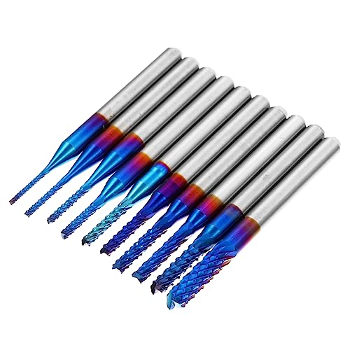 EXCEART 2 Sätze Graviermaschine Fräser Router Bits Holzbearbeitungswerkzeuge Gravierbit Fräswerkzeug Rotationsfräser Bohrlochwerkzeug Wolframstahl 10 Stück * 2 EXCEART 2 Sätze Graviermaschine Fräser Router Bits Holzbearbeitungswerkzeuge Gravierbit Fräswerkzeug Rotationsfräser Bohrlochwerkzeug Wolframstahl 10 Stück * 2 von EXCEART
