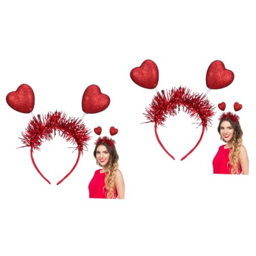 EXCEART 2 Sätze Herzförmiges Stirnband Pailletten Stirnbänder Herzkrone Rund Valentinstag Haarreif Stirnband Herz Glitzer Herzförmige Kopfbedeckung Valentinstag 2 Stücke * 2 EXCEART 2 Sätze Herzförmiges Stirnband Pailletten Stirnbänder Herzkrone Rund Valentinstag Haarreif Stirnband Herz Glitzer Herzförmige Kopfbedeckung Valentinstag 2 Stücke * 2 von EXCEART