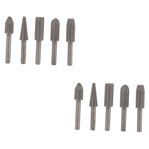 EXCEART 2 Sätze Rotationsstahldatei Eingestellt Form Schnitzbits Rotierendes Schnitzwerkzeug Stahlgravurbohrer Drehfeile Bit Drehbit Rotationswerkzeugzubehör 45 Stahl Schwarz 5 Stücke * 2 EXCEART 2 Sätze Rotationsstahldatei Eingestellt Form Schnitzbits Rotierendes Schnitzwerkzeug Stahlgravurbohrer Drehfeile Bit Drehbit Rotationswerkzeugzubehör 45 Stahl Schwarz 5 Stücke * 2 von EXCEART