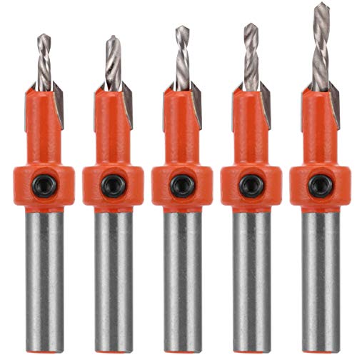 EXCEART 2 Sätze Senkbohrer Holzbearbeitung Fase Versenken Schlüssel Schalter Senkerbohrer Countersink Kammernbohrer Hochgeschwindigkeitsstahl Orange 5 Stück * 2 EXCEART 2 Sätze Senkbohrer Holzbearbeitung Fase Versenken Schlüssel Schalter Senkerbohrer Countersink Kammernbohrer Hochgeschwindigkeitsstahl Orange 5 Stück * 2 von EXCEART