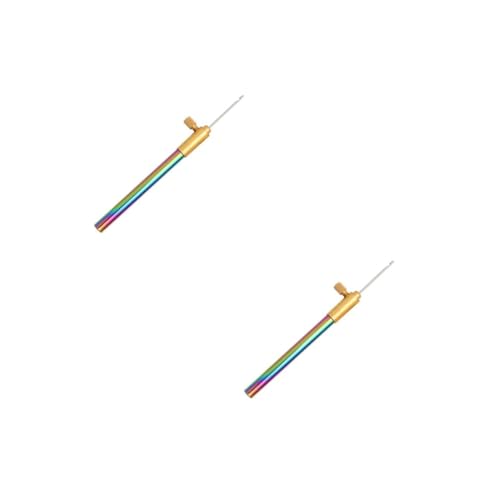 EXCEART 2 Sätze Stickerei Häkeln Nähen Nadeln Bausätze Garnnadel Faden Stich Stickgarne Stickstift Sticknadel Haken Filzen Werkzeug Stickerei-nadelstift EXCEART 2 Sätze Stickerei Häkeln Nähen Nadeln Bausätze Garnnadel Faden Stich Stickgarne Stickstift Sticknadel Haken Filzen Werkzeug Stickerei-nadelstift von EXCEART