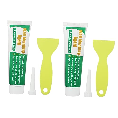 EXCEART 2 Sätze Wandpaste Set gemeinsam Versiegelung Reparatur Trockenbau Spachtelmasse für Wände Wall Patch Kit Wandspachtelwerkzeug Einfügen Green von EXCEART