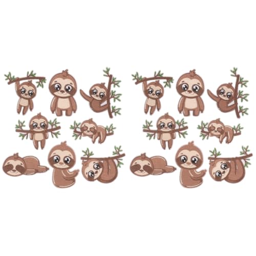 EXCEART 8 StüCk Faultier Cartoon Bestickte AufnäHer Zum AufbüGeln Oder NäHen Dekoratives Accessoire FüR Kleidung, HüTe, Taschen, Diy Basteln EXCEART 8 StüCk Faultier Cartoon Bestickte AufnäHer Zum AufbüGeln Oder NäHen Dekoratives Accessoire FüR Kleidung, HüTe, Taschen, Diy Basteln von EXCEART