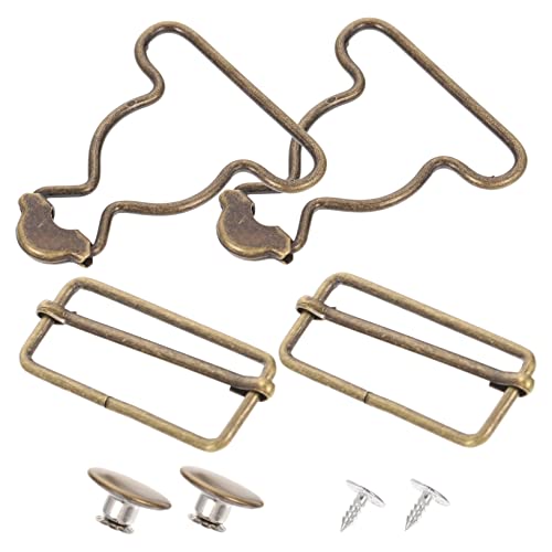 EXCEART 2 Sets Overallschnallen Metall Hosenträgerschnallen Knöpfe Für Overalls Verschlüsse Für Hosenträgerhosen Messing Overallverschluss EXCEART 2 Sets Overallschnallen Metall Hosenträgerschnallen Knöpfe Für Overalls Verschlüsse Für Hosenträgerhosen Messing Overallverschluss von EXCEART