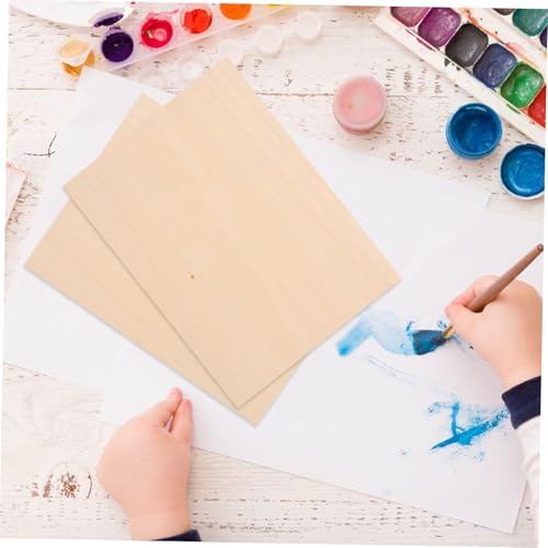 EXCEART 2 Stück Basswood Platten für DIY Bastelarbeiten Doppelseitige Unbeschichtete Holzplatten für Projekte zum Gravieren und Gestalten von Holzverzierungen EXCEART 2 Stück Basswood Platten für DIY Bastelarbeiten Doppelseitige Unbeschichtete Holzplatten für Projekte zum Gravieren und Gestalten von Holzverzierungen von EXCEART