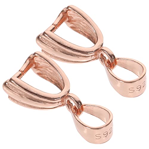 EXCEART 2 Stück Klemmschlaufe Verschluss Baumeln Charm Stecker Große Klemmschlaufe Anhänger Verschluss Stecker DIY Schmuckherstellung Roségold EXCEART 2 Stück Klemmschlaufe Verschluss Baumeln Charm Stecker Große Klemmschlaufe Anhänger Verschluss Stecker DIY Schmuckherstellung Roségold von EXCEART