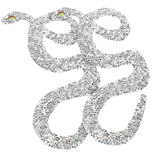 EXCEART 2st Heiße Diamantaufkleber Der Schlange Applikationen Aufbügeln Dekorative Gestickte Aufnäher Miederapplikation Gestickte Aufnäher Auf Der Rückseite Kopfkissen Gezeitenmarke Harz EXCEART 2st Heiße Diamantaufkleber Der Schlange Applikationen Aufbügeln Dekorative Gestickte Aufnäher Miederapplikation Gestickte Aufnäher Auf Der Rückseite Kopfkissen Gezeitenmarke Harz von EXCEART