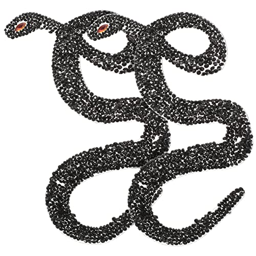 EXCEART 2 Stück Schlangen-Hot-Diamant-Aufkleber Schlangen-Applikation Schlangen-Kleidungsaufnäher Schlangen-Aufnäher Zum Aufbügeln Kostüm Glitzer Jacke Hotfix EXCEART 2 Stück Schlangen-Hot-Diamant-Aufkleber Schlangen-Applikation Schlangen-Kleidungsaufnäher Schlangen-Aufnäher Zum Aufbügeln Kostüm Glitzer Jacke Hotfix von EXCEART