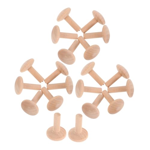 EXCEART 20 Stück Förmige Holzstifte aus Natürlichem Hartholz Kleine Rundkopf Dübel für Möbelreparatur Vielseitige Holz für DIY Bastelarbeiten und Handgefertigte Projekte Stabile EXCEART 20 Stück Förmige Holzstifte aus Natürlichem Hartholz Kleine Rundkopf Dübel für Möbelreparatur Vielseitige Holz für DIY Bastelarbeiten und Handgefertigte Projekte Stabile von EXCEART