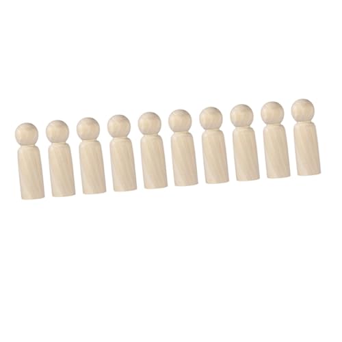 EXCEART 20 Stück Holzfiguren unbemalte Peg-Puppen Bären Sie Augen und Spielzeugmenschen painting set for Kreativset für malen Puppendekor aus Holz Bambus EXCEART 20 Stück Holzfiguren unbemalte Peg-Puppen Bären Sie Augen und Spielzeugmenschen painting set for Kreativset für malen Puppendekor aus Holz Bambus von EXCEART