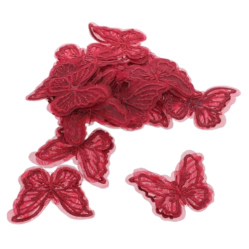 EXCEART 20 Stück Teiliges Bestickte Spitzen Schmetterling Applikationen Stickerei für Diy Hochzeitsdeko Kleidung Handwerk Frühling Sommer Zubehör EXCEART 20 Stück Teiliges Bestickte Spitzen Schmetterling Applikationen Stickerei für Diy Hochzeitsdeko Kleidung Handwerk Frühling Sommer Zubehör von EXCEART