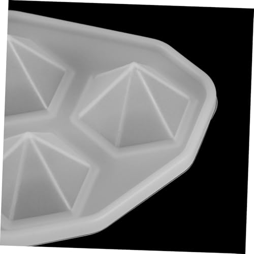 EXCEART 20 Stück Teiliges Silikon Gießform Diamantform für Epoxidharz Schmuck DIY Basteln Flexible Resin Formen für Anhänger Herstellung Geeignet für Harz und Epoxidmaterialien von EXCEART