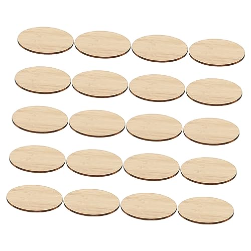 EXCEART 20 Stück Unvollendete Runde Holzscheiben für Diy Bastelprojekte Malmaterial für Kreative Gestaltung für Hochzeiten und Geburtstagsdekorationen EXCEART 20 Stück Unvollendete Runde Holzscheiben für Diy Bastelprojekte Malmaterial für Kreative Gestaltung für Hochzeiten und Geburtstagsdekorationen von EXCEART