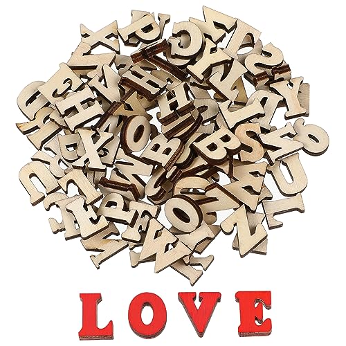 EXCEART 200 Stück Holzbuchstaben Ausschnitte für Bastelprojekte Leere Holzscheiben zum Diy Dekorieren für Kreative Handarbeiten Einzigartige Bastelmaterialien EXCEART 200 Stück Holzbuchstaben Ausschnitte für Bastelprojekte Leere Holzscheiben zum Diy Dekorieren für Kreative Handarbeiten Einzigartige Bastelmaterialien von EXCEART