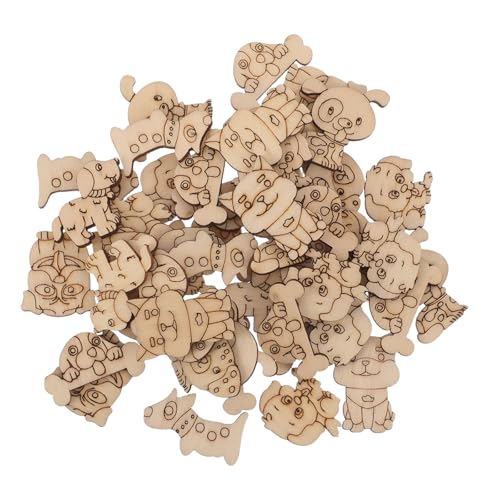 EXCEART 200 Stück unbehandelte Holztierformen für DIY-Kunst, Holzornamente in Katzen- und Hundeform zum Bemalen, kreative Bastelbedarf, Weihnachtsdekorationen und zum Aufhängen an der Wand EXCEART 200 Stück unbehandelte Holztierformen für DIY-Kunst, Holzornamente in Katzen- und Hundeform zum Bemalen, kreative Bastelbedarf, Weihnachtsdekorationen und zum Aufhängen an der Wand von EXCEART