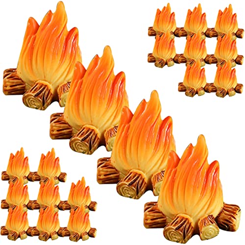 EXCEART 20St Feuerschmuck Bonfire Night Mini-Feuerperlen Wald Miniatur-Lagerfeuerfiguren puppenhauszubehör Garden Decor Zubehör für Camping-Mottopartys Weihnachtsminiaturen Harz EXCEART 20St Feuerschmuck Bonfire Night Mini-Feuerperlen Wald Miniatur-Lagerfeuerfiguren puppenhauszubehör Garden Decor Zubehör für Camping-Mottopartys Weihnachtsminiaturen Harz von EXCEART