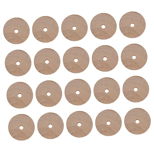 EXCEART 20stücke Kleine Holzräder Holzspielzeugräder Für Basteln Holzrädermodell Für Junge Mädchen Und Erwachsene EXCEART 20stücke Kleine Holzräder Holzspielzeugräder Für Basteln Holzrädermodell Für Junge Mädchen Und Erwachsene von EXCEART