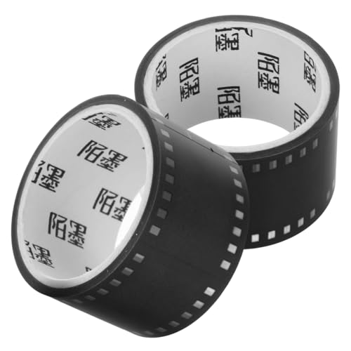 EXCEART 2Rollen Künstlerisches Filmstreifen Dekorband für Scrapbooking und DIY Projekte Abnehmbar Leicht Entfernbar Vielseitig Einsetzbar Dekorative Klebebänder für Journaling EXCEART 2Rollen Künstlerisches Filmstreifen Dekorband für Scrapbooking und DIY Projekte Abnehmbar Leicht Entfernbar Vielseitig Einsetzbar Dekorative Klebebänder für Journaling von EXCEART