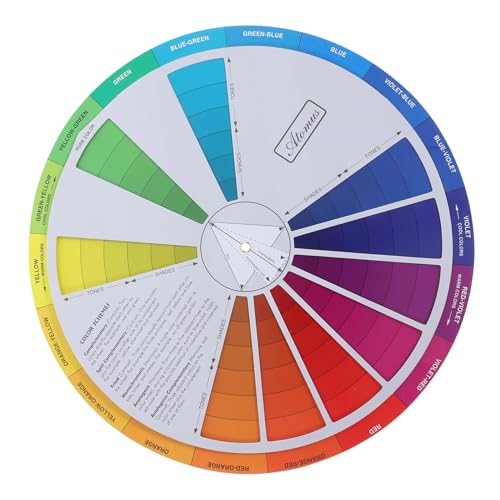 EXCEART 2St Farbverlaufsrad Farbmischtabelle das Farbrad Ölfarben-Palette Farbrad malen gac 800 Rotationsrad farbige Lernkarte Mode Malerei Maniküre-Werkzeuge Farbkarte rotieren EXCEART 2St Farbverlaufsrad Farbmischtabelle das Farbrad Ölfarben-Palette Farbrad malen gac 800 Rotationsrad farbige Lernkarte Mode Malerei Maniküre-Werkzeuge Farbkarte rotieren von EXCEART