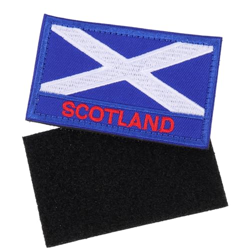 EXCEART 2Stücke Schottland Flaggen Patches Aufbügelbare DIY Aufnäher für Kleidung und Rucksack für Kreative Gestaltungen und Persönliche von EXCEART