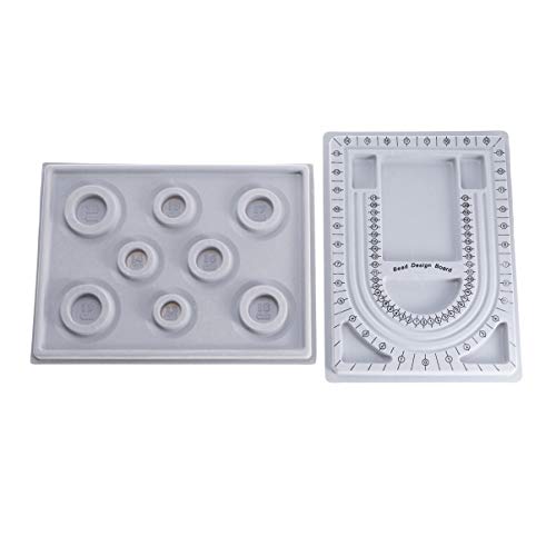 EXCEART 2pcs Perlenbrett Platte Perlen Aufreihen Perlen Weben Werkzeug DIY Schmuck Armband Halskette Basteln Schmuck Reparatur Schmuckherstellung Werkzeug EXCEART 2pcs Perlenbrett Platte Perlen Aufreihen Perlen Weben Werkzeug DIY Schmuck Armband Halskette Basteln Schmuck Reparatur Schmuckherstellung Werkzeug von EXCEART