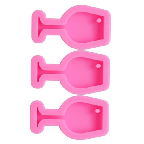 EXCEART 2sets Harzform Gießform Charm Form Schlüsselanhänger Form Kelchförmige Silikonharzform 3stk*2 EXCEART 2sets Harzform Gießform Charm Form Schlüsselanhänger Form Kelchförmige Silikonharzform 3stk*2 von EXCEART
