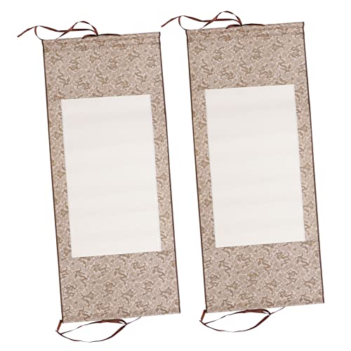 EXCEART 2st Mini Leere Schriftrolle Leere Montage Hängende Wandrollen Xuan-papierrolle Schriftrolle Der Chinesischen Malerei Leeres Chinesisches Scrollpapier Büro Wandbehang Japan Holz EXCEART 2st Mini Leere Schriftrolle Leere Montage Hängende Wandrollen Xuan-papierrolle Schriftrolle Der Chinesischen Malerei Leeres Chinesisches Scrollpapier Büro Wandbehang Japan Holz von EXCEART
