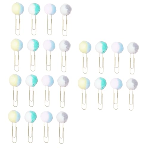 EXCEART 3 Sätze 8 Stück Haarball Büroklammer Scrapbook-büroklammern Dekorative Büroklammern Zweifarbige Büroklammern Papierclips Papierstift Für Bürozwecke Bindestift Metall EXCEART 3 Sätze 8 Stück Haarball Büroklammer Scrapbook-büroklammern Dekorative Büroklammern Zweifarbige Büroklammern Papierclips Papierstift Für Bürozwecke Bindestift Metall von EXCEART