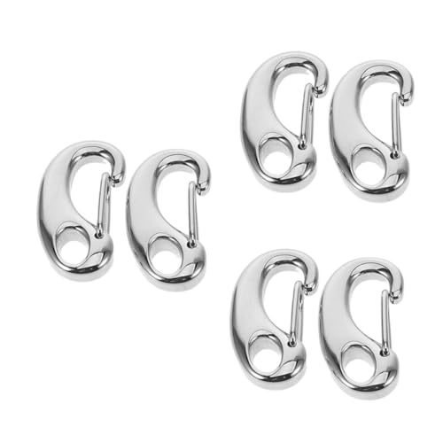 EXCEART 3 Sätze Hummerschere Anhängerverschlüsse Kleiner Karabiner Karabinerverschlüsse Aus Metall Hummerklauen-schlüsselanhänger Anhängerverschluss Silver Rostfreier Stahl 2 Stück * 3 EXCEART 3 Sätze Hummerschere Anhängerverschlüsse Kleiner Karabiner Karabinerverschlüsse Aus Metall Hummerklauen-schlüsselanhänger Anhängerverschluss Silver Rostfreier Stahl 2 Stück * 3 von EXCEART