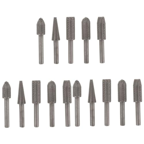 EXCEART 3 Sätze Rotationsstahldatei Eingestellt Geformt Schnitzbits Rotierendes Schnitzwerkzeug Rotationsfeile Drehfeile Bit Metalldatei -tool Stahlgravurbits 45 Stahl Schwarz 5 Stücke * 3 EXCEART 3 Sätze Rotationsstahldatei Eingestellt Geformt Schnitzbits Rotierendes Schnitzwerkzeug Rotationsfeile Drehfeile Bit Metalldatei -tool Stahlgravurbits 45 Stahl Schwarz 5 Stücke * 3 von EXCEART
