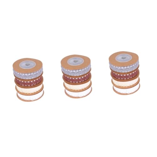 EXCEART 3 Sätze Spitzenbänder Aus Baumwolle Geschenkband Seidenband Gemischt Baumwollband Geschenkpaket Wickelband Sortiert Spitzenband Verpackungsband Für Party Schleifenband 4rollen*3 EXCEART 3 Sätze Spitzenbänder Aus Baumwolle Geschenkband Seidenband Gemischt Baumwollband Geschenkpaket Wickelband Sortiert Spitzenband Verpackungsband Für Party Schleifenband 4rollen*3 von EXCEART