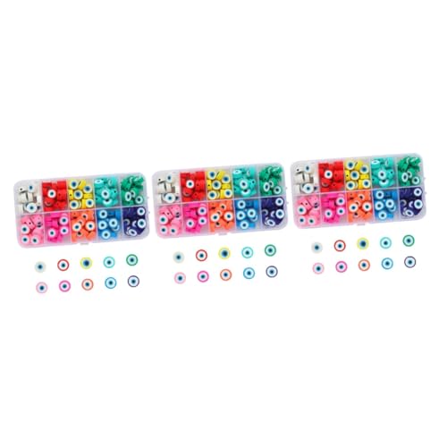 EXCEART 3 Sätze Zubehör Für Armbänder Perlen Für Armbänder Bausätze Haken Bastelmaterial Bastel Materialien Perlen Für Diy-schmuck Perlen Dekoration Selber Machen Polymer-ton 150 Stück * 3 EXCEART 3 Sätze Zubehör Für Armbänder Perlen Für Armbänder Bausätze Haken Bastelmaterial Bastel Materialien Perlen Für Diy-schmuck Perlen Dekoration Selber Machen Polymer-ton 150 Stück * 3 von EXCEART