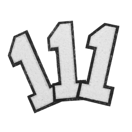 EXCEART 3 Stück Große Schneelchen Zahl Aufbügel Patches Weichem Polyester Bestickte Diy Kleidung Reparatur und Dekorationsapplikationen für Hüte Taschen Jacken EXCEART 3 Stück Große Schneelchen Zahl Aufbügel Patches Weichem Polyester Bestickte Diy Kleidung Reparatur und Dekorationsapplikationen für Hüte Taschen Jacken von EXCEART