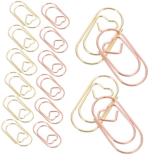 EXCEART 30 Stück Büroklammern, große Clips, goldfarben, Zubehör für kleine Unternehmen, Büro, Fotoclip, Neuheit, Teilen, Mini-Schulter, Klammern, Papier, Lesezeichen, lustig, Metallhalter EXCEART 30 Stück Büroklammern, große Clips, goldfarben, Zubehör für kleine Unternehmen, Büro, Fotoclip, Neuheit, Teilen, Mini-Schulter, Klammern, Papier, Lesezeichen, lustig, Metallhalter von EXCEART